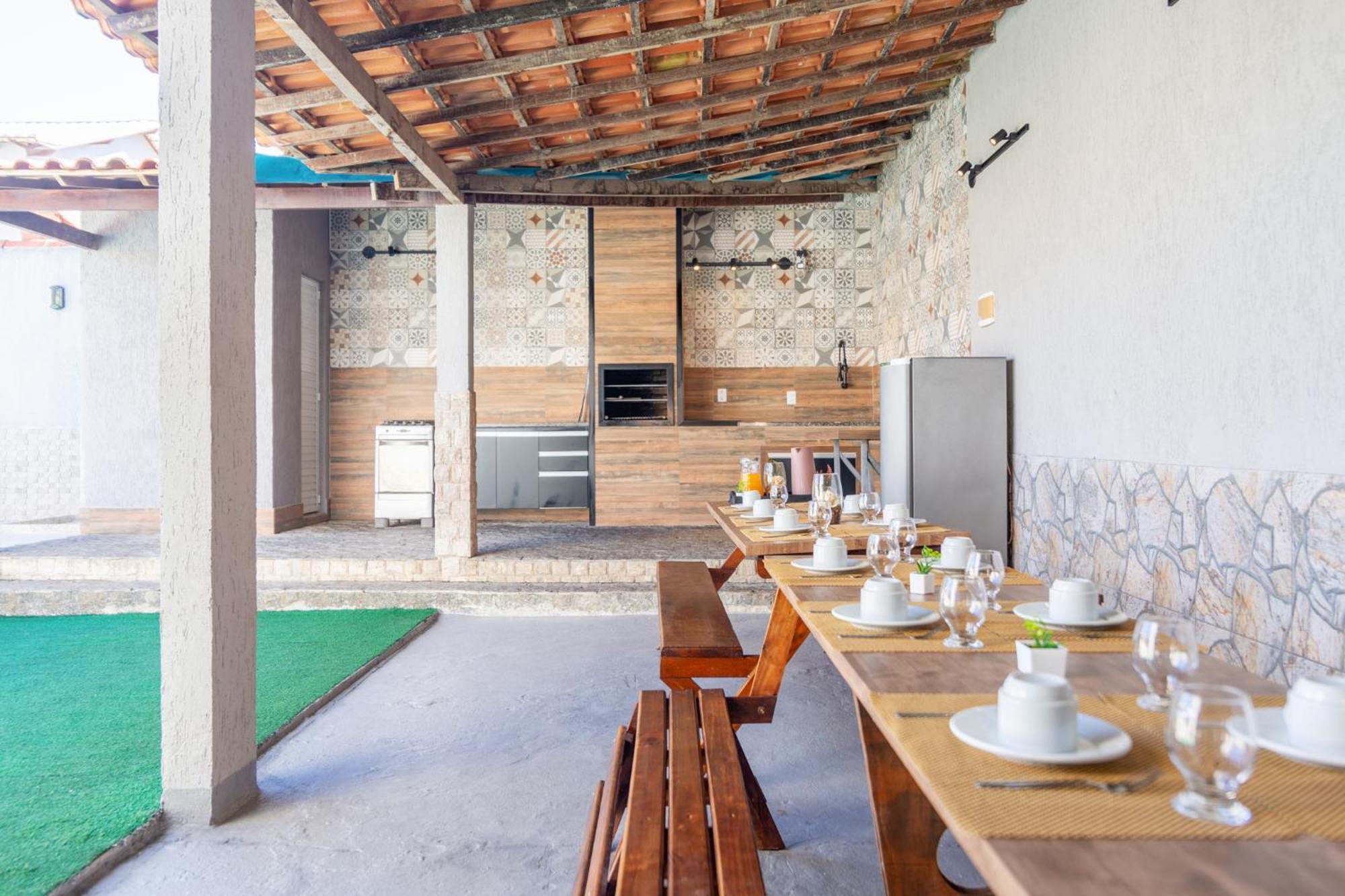 Refugio Tropical Casa De Praia Com Piscina Aquecida E 4 Suites E Garagem 3 Carros, 800 Mtrs Da Praia Internet 700 Mbps, Condominio Privado Com Pista De Skate , Quadra De Futevolei , Campos E Quadras De Futebol! 카보프리우 외부 사진