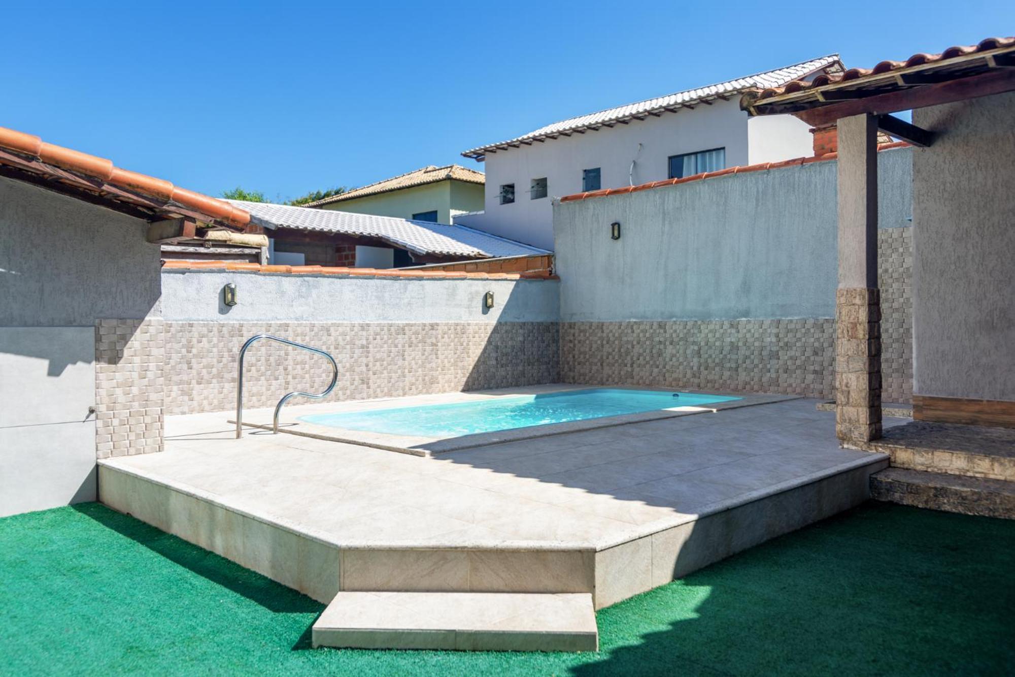 Refugio Tropical Casa De Praia Com Piscina Aquecida E 4 Suites E Garagem 3 Carros, 800 Mtrs Da Praia Internet 700 Mbps, Condominio Privado Com Pista De Skate , Quadra De Futevolei , Campos E Quadras De Futebol! 카보프리우 외부 사진