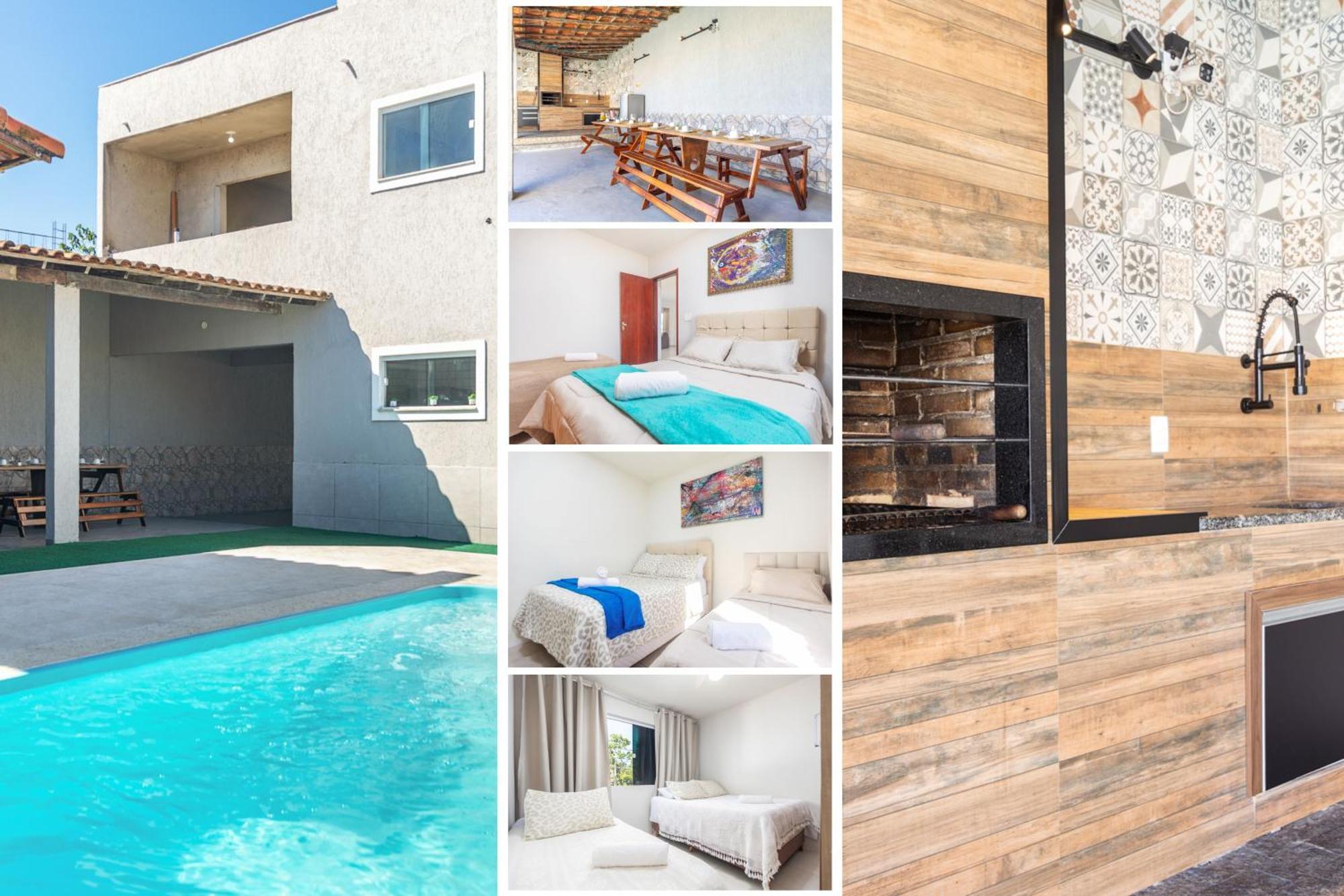 Refugio Tropical Casa De Praia Com Piscina Aquecida E 4 Suites E Garagem 3 Carros, 800 Mtrs Da Praia Internet 700 Mbps, Condominio Privado Com Pista De Skate , Quadra De Futevolei , Campos E Quadras De Futebol! 카보프리우 외부 사진